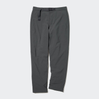Мужские утепленные брюки UNIQLO 1159775243 (Серый, S)