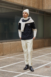 Вельветові штани UNIQLO штани 1159832470 (Молочний S)