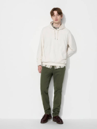 Стильные эластичные штаны UNIQLO 1159832584 (Зеленый L)