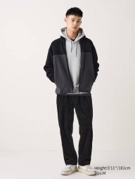 Вельветовые брюки UNIQLO штаны 1159832865 (Черный M)