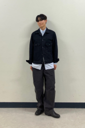 Широкие джинсовые штаны-парашюты UNIQLO 1159833009 (Серый M)
