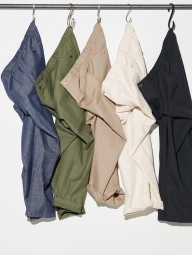 Свободные брюки  UNIQLO 1159833401 (Голубой S)
