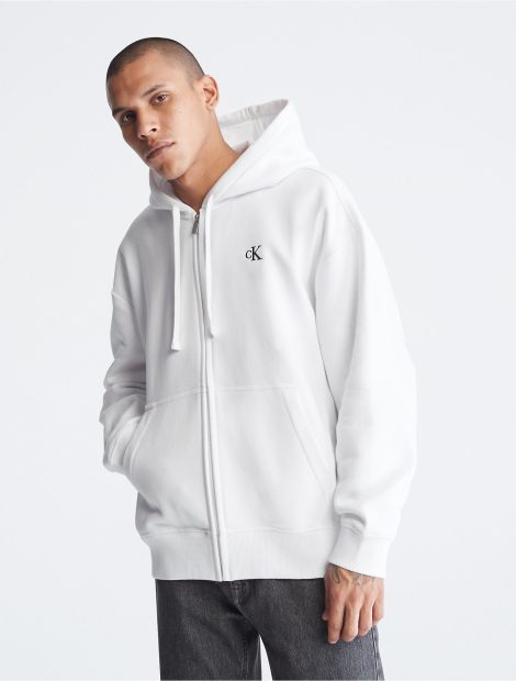 Мужской костюм Calvin Klein толстовка и штаны 1159837420 (Белый XL)