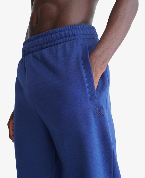 Мужской костюм Calvin Klein худи и штаны 1159837424 (Синий XXL)