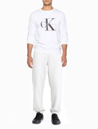 Мужской костюм Calvin Klein свитшот и штаны 1159837421 (Белый XXL)