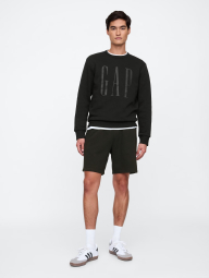 Мужские спортивные шорты GAP с логотипом 1159836215 (Черный M)