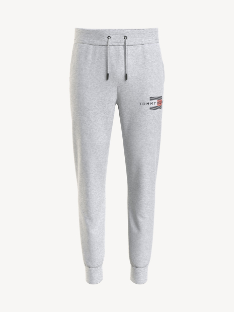 Мужские джоггеры Tommy Hilfiger спортивные штаны на флисе 1159781948 (Серый, 3XL)