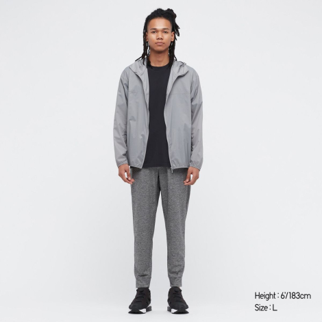 Мужские джоггеры UNIQLO спортивные штаны с технологией DRY-EX 1159786899 (Серый, XXL)