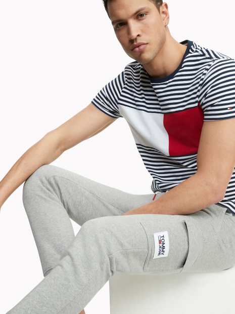Мужские джоггеры Tommy Hilfiger спортивные штаны 1159822454 (Серый XXL)
