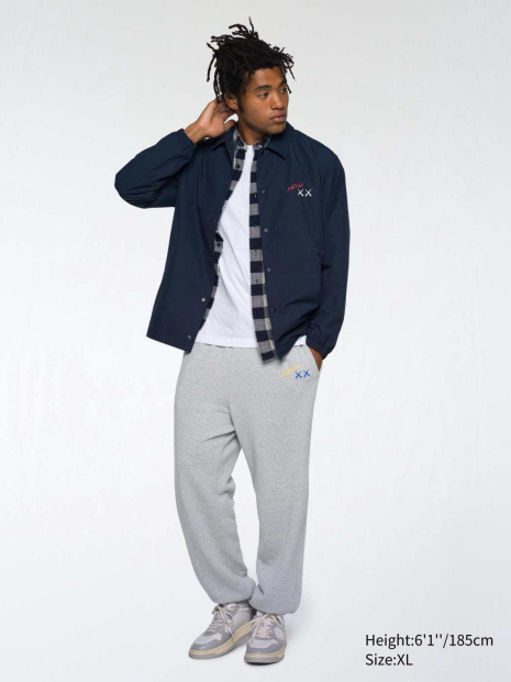Спортивные штаны UNIQLO джоггеры 1159833097 (Серый XL)