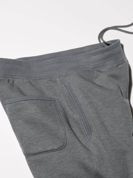 Мужские джоггеры HEATTECH UNIQLO спортивные штаны с экомехом внутри 1159833112 (Серый 3XL)