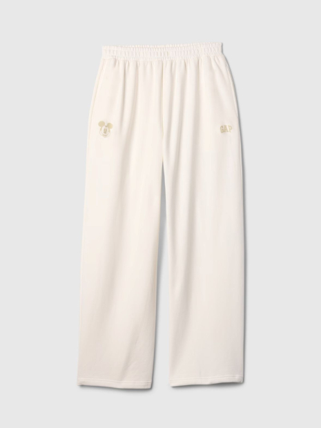 Спортивные штаны Gap Mickey Mouse флис 1159833195 (Молочный L)