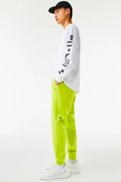 Мужские спортивные штаны Lacoste джоггеры 1159834789 (Салатовый 3XL)