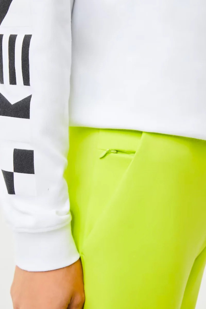 Мужские спортивные штаны Lacoste джоггеры 1159834789 (Салатовый 3XL)