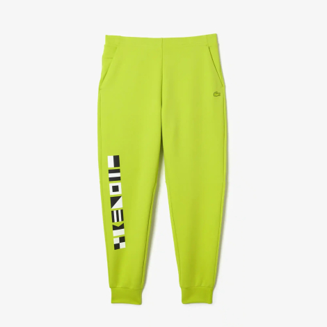 Мужские спортивные штаны Lacoste джоггеры 1159834789 (Салатовый 3XL)