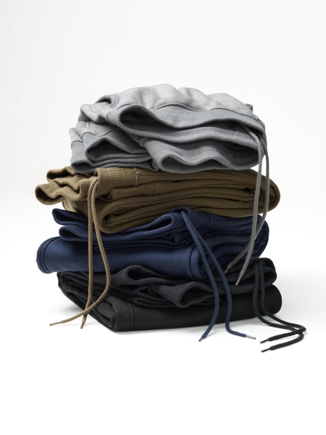 Чоловічі джоггери HEATTECH UNIQLO спортивні штани з екомехом всередині 1159835632 (Синій M)