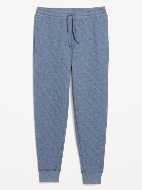 Мужские стеганые джоггеры Old Navy спортивные штаны 1159837425 (Синий L)