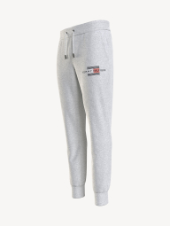 Мужские джоггеры Tommy Hilfiger спортивные штаны на флисе 1159781948 (Серый, 3XL)