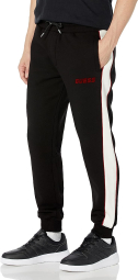 Мужские спортивные штаны GUESS джоггеры на флисе 1159784222 (Черный, XXL)
