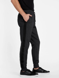 Мужские спортивные штаны GUESS джоггеры на флисе 1159792139 (Черный, M)