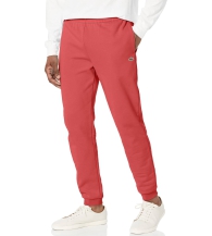 Мужские спортивные штаны Lacoste джоггеры на флисе 1159821056 (Розовый 3XL)