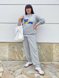 Спортивные штаны UNIQLO джоггеры 1159833097 (Серый XL)