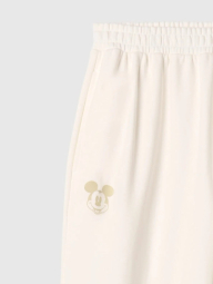 Спортивные штаны Gap Mickey Mouse флис 1159833195 (Молочный L)
