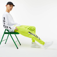 Мужские спортивные штаны Lacoste джоггеры 1159834789 (Салатовый 3XL)