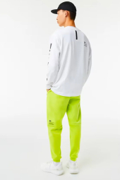Мужские спортивные штаны Lacoste джоггеры 1159834789 (Салатовый 3XL)