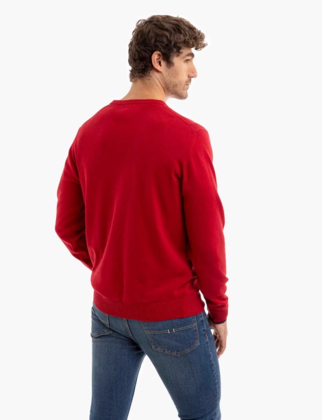 Чоловічий светр U.S. Polo Assn з логотипом 1159798936 (червоний, L)