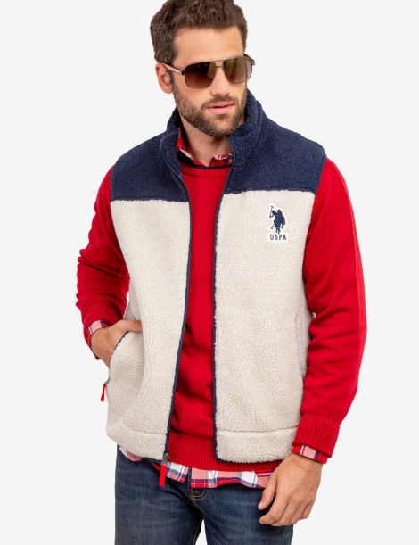 Мужской свитер U.S. Polo Assn 1159806224 (Красный, XL)