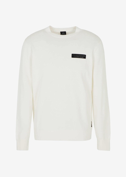 Чоловічий светр Armani Exchange 1159809090 (Білий, XL)