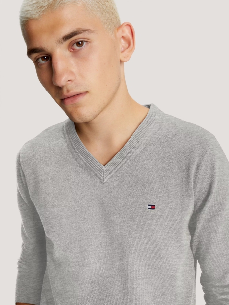 Свитер мужской Tommy Hilfiger пуловер 1159825191 (Серый 3XL)