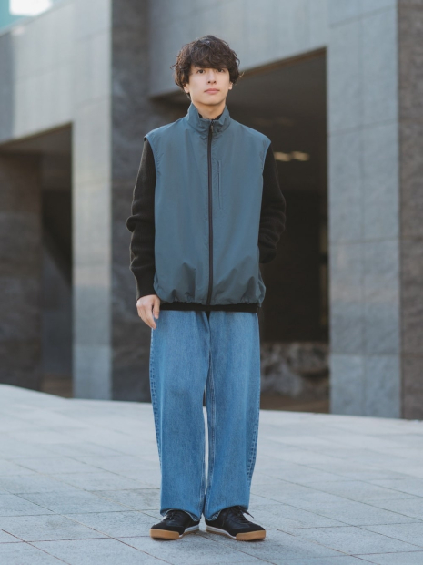 Вязаный свитер UNIQLO с застежкой-молнией 1159833951 (Черный 3XL)