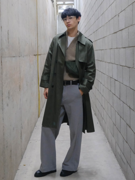 Вязаный свитер с полумолнией UNIQLO 1159834009 (Коричневый 3XL)