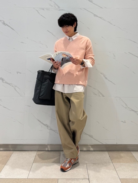 В'язаний светр UNIQLO 1159834318 (рожевий XL)