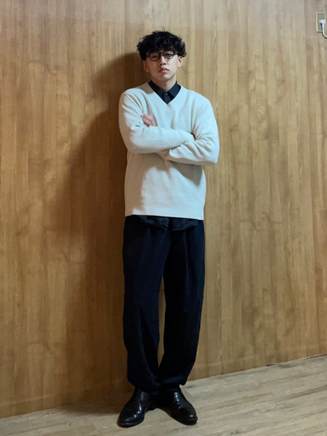 Вязаный свитер UNIQLO 1159834870 (Серый 3XL)