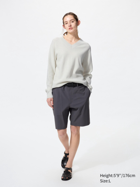 Вязаный свитер UNIQLO 1159834870 (Серый 3XL)