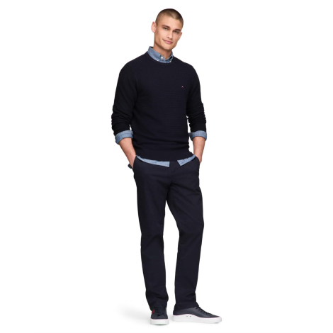 Чоловічий текстурний светр Tommy Hilfiger 1159837152 (Синій 3XL)