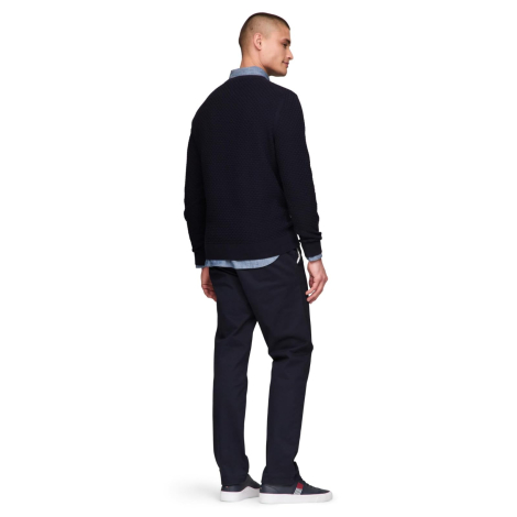 Чоловічий текстурний светр Tommy Hilfiger 1159837152 (Синій 3XL)