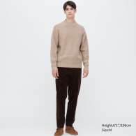 В'язаний светр UNIQLO кофта оригінал 1159779446 (Бежевий, XXL)