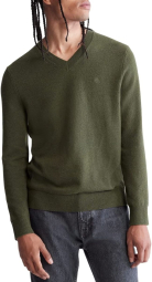 Мужской мягкий свитер Calvin Klein с логотипом 1159780942 (Зеленый, S)