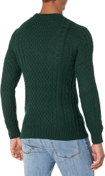 Мужской вязаный свитер GUESS с логотипом 1159784031 (Зеленый, XXL)
