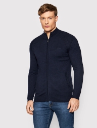 Чоловічий светр GUESS на блискавці 1159795040 (Білий/синій, XXL)