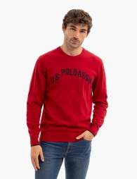 Мужской свитер U.S. Polo Assn с логотипом 1159798937 (Красный, XL)