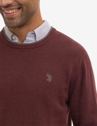 Мужской свитер U.S. Polo Assn 1159798941 (Бордовый, L)