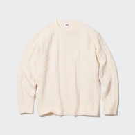 Мягкий свитер UNIQLO 1159801190 (Молочный, S)