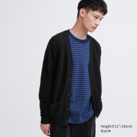 Кардиган UNIQLO 1159801869 (Чорний, XXL)