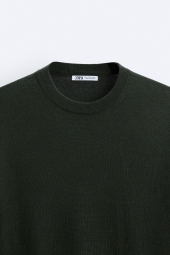 Мужской свитер ZARA 1159801979 (Зеленый, M)
