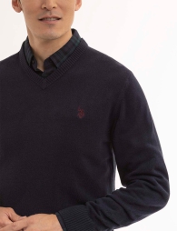 Чоловічий светр U.S. Polo Assn 1159804475 (Білий/синій, M)